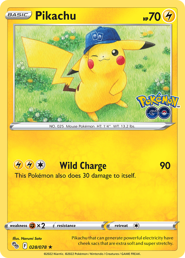 Pikachu #28 Pokémon GO en