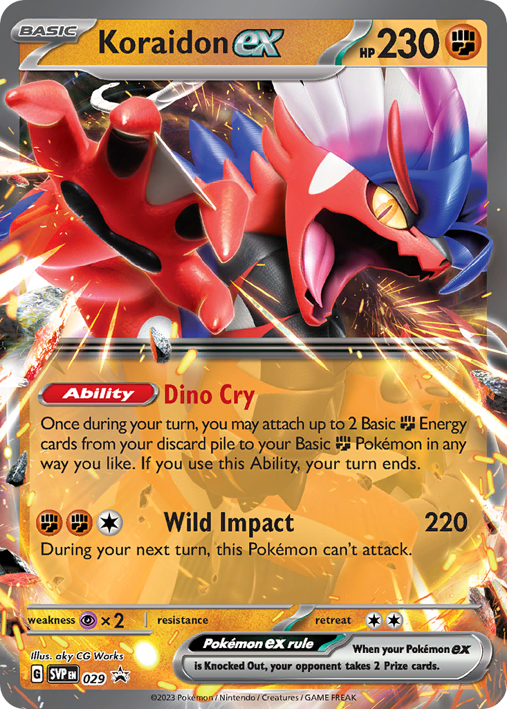 Koraidon ex #29 Scarlet & Violet Promos en