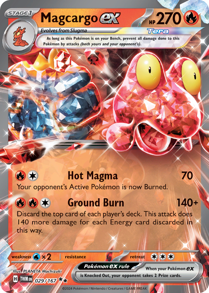Magcargo ex #29 Twilight Masquerade en