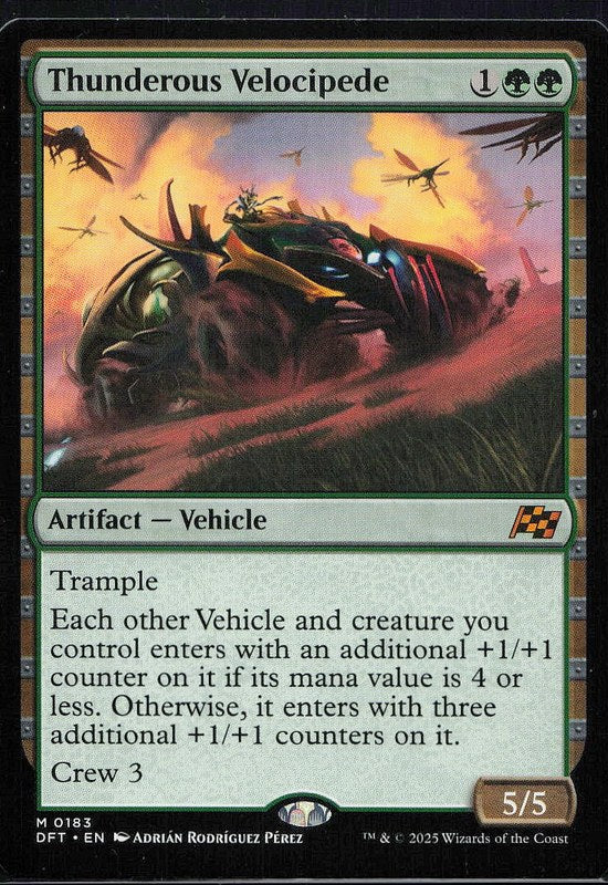 Thunderous Velocipede #183 Aetherdrift en