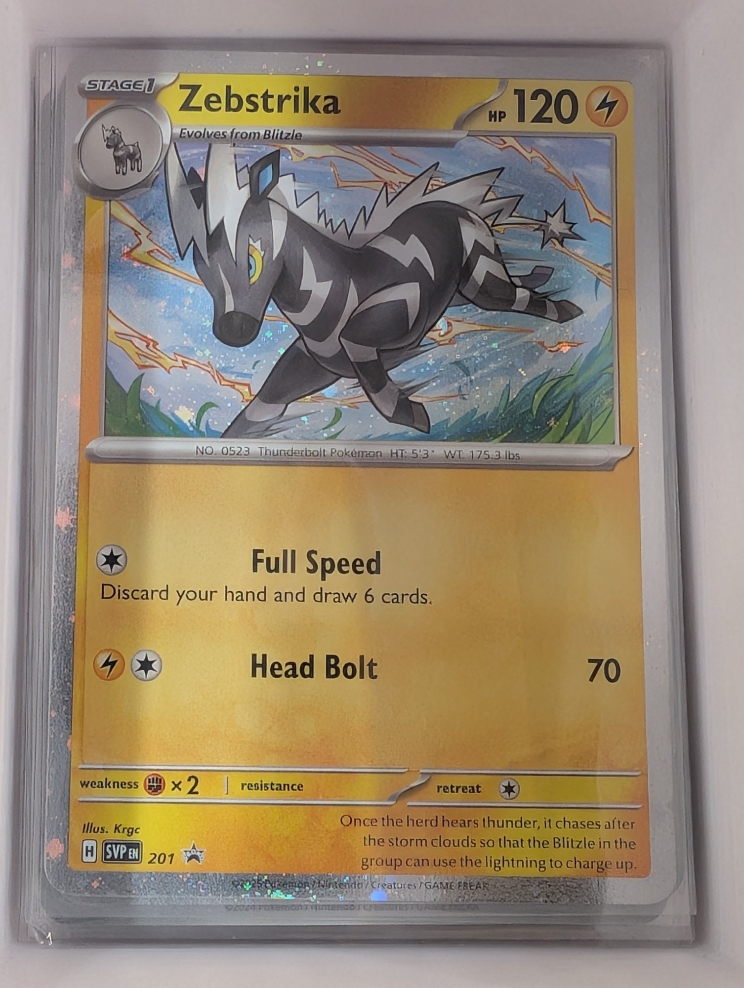 Image of Zebstrika Scarlet and Violet Promos (SVP) #201