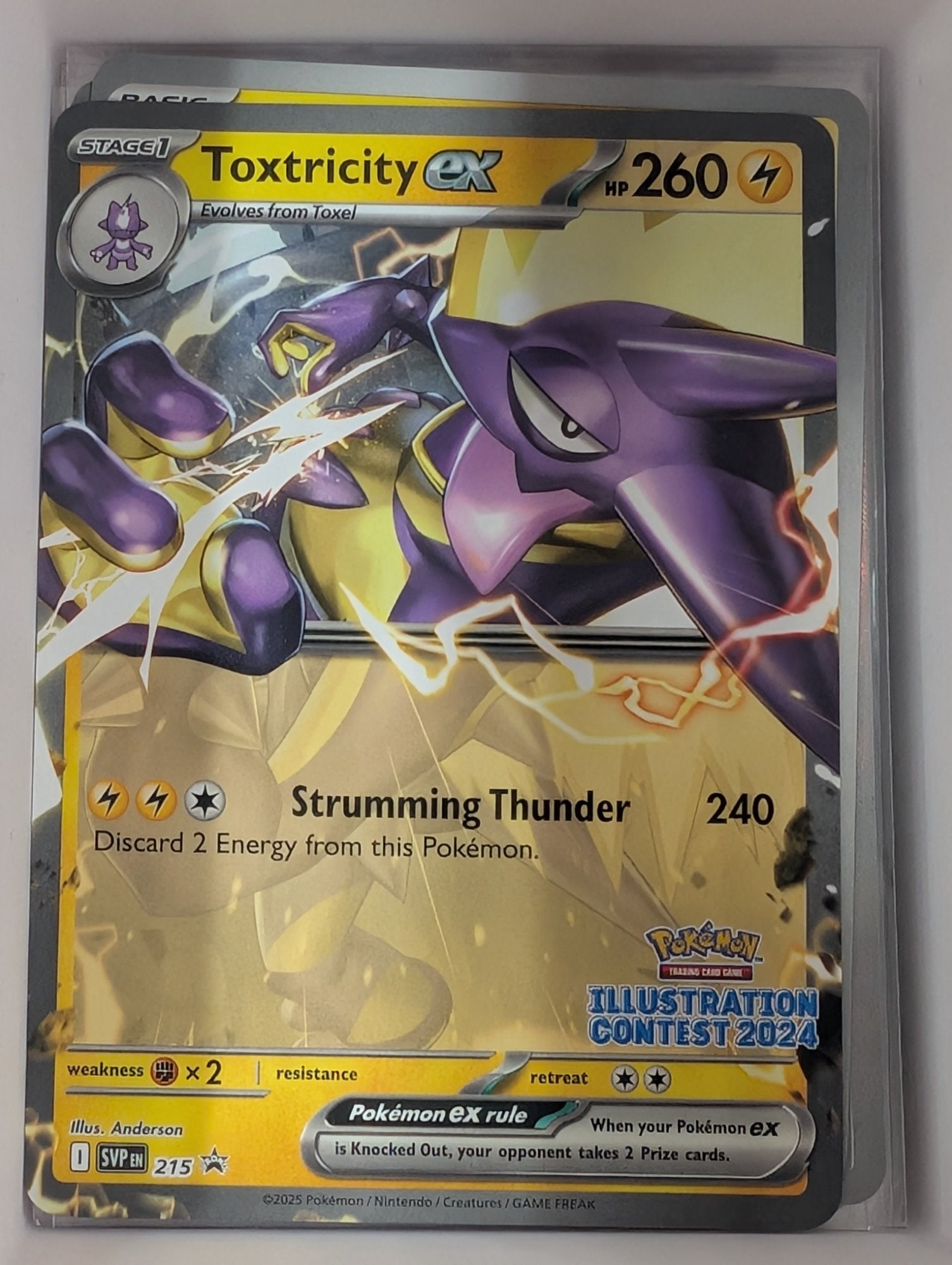 Image of Toxtricity ex Scarlet and Violet Promos (SVP) #215