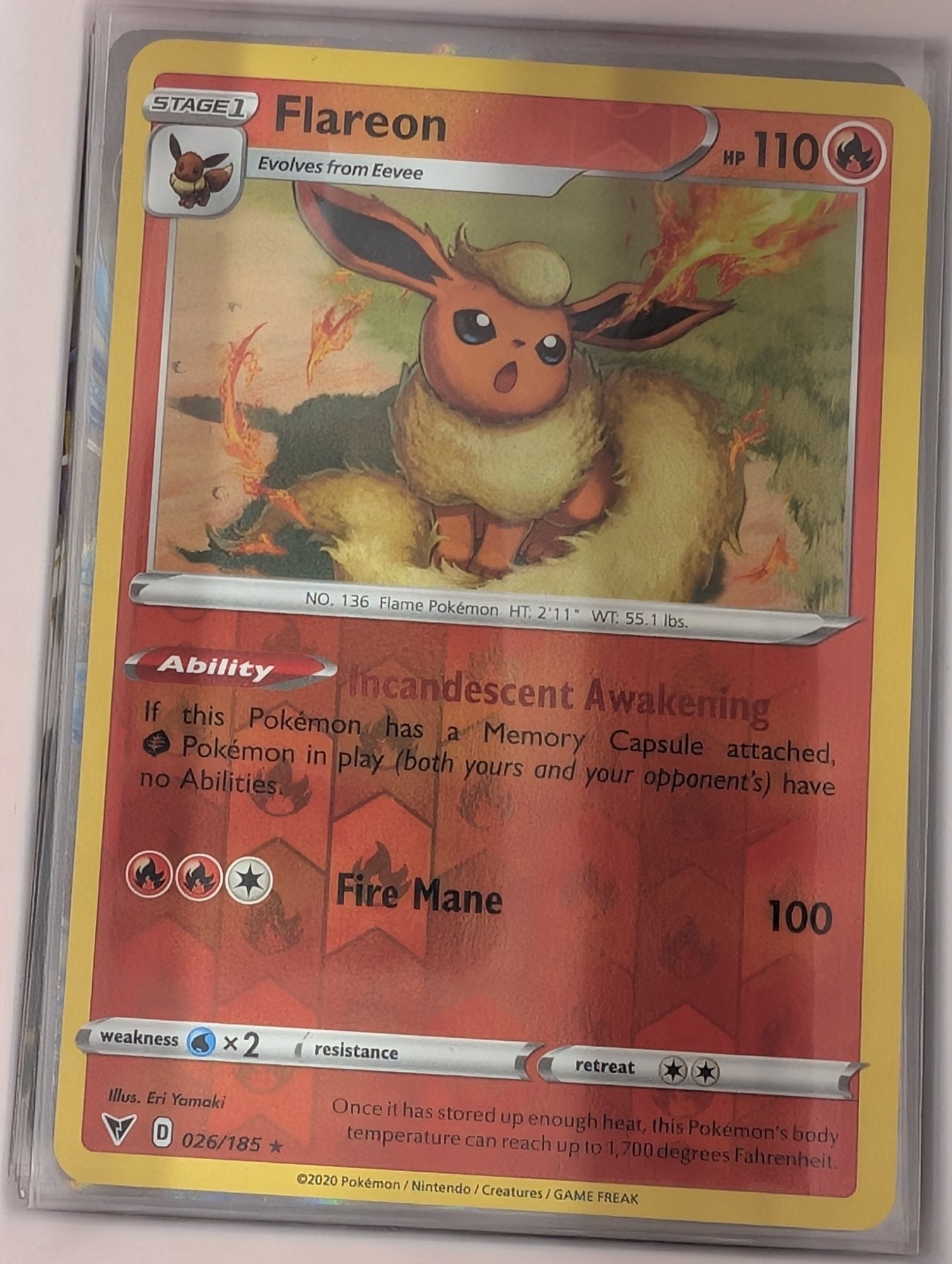 Image of Flareon Vivid Voltage (VIV) #026