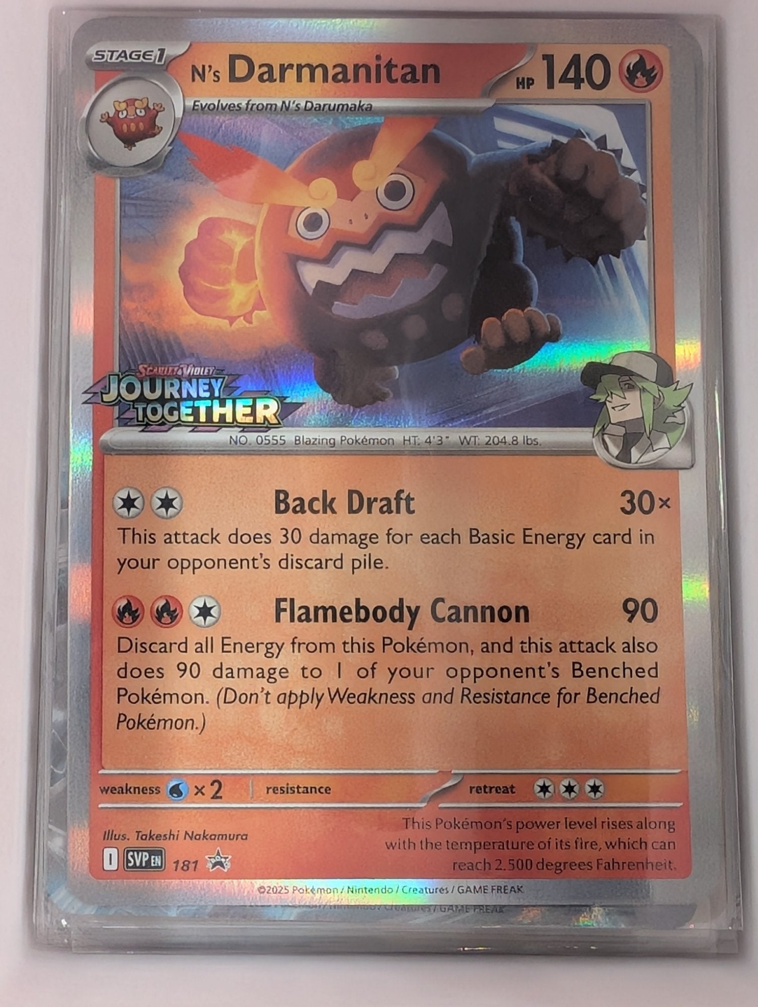 Image of Ns Darmanitan Scarlet and Violet Promos (SVP) #181