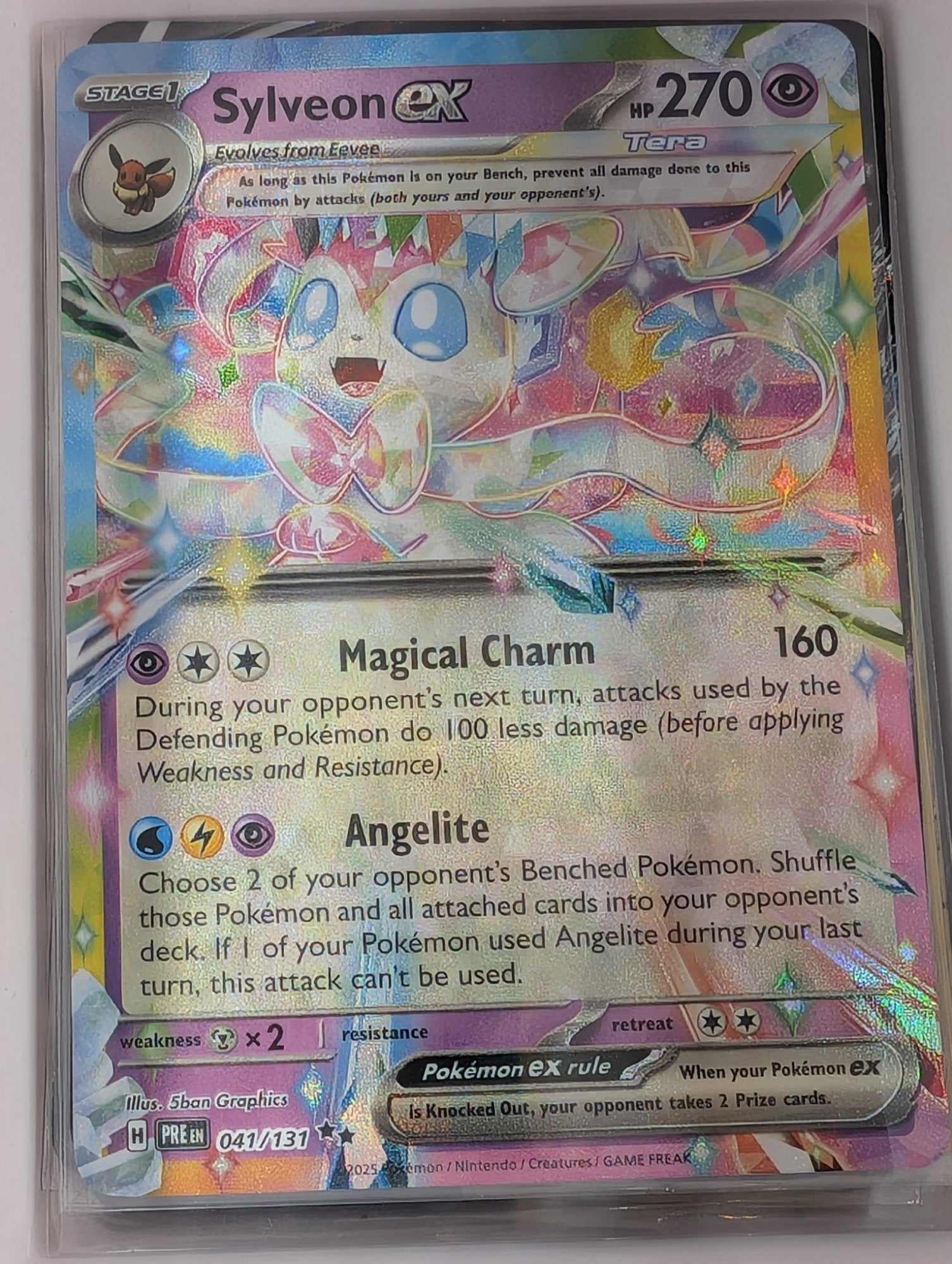 Image of Sylveon ex Prismatic Evolutions (PRE) #41