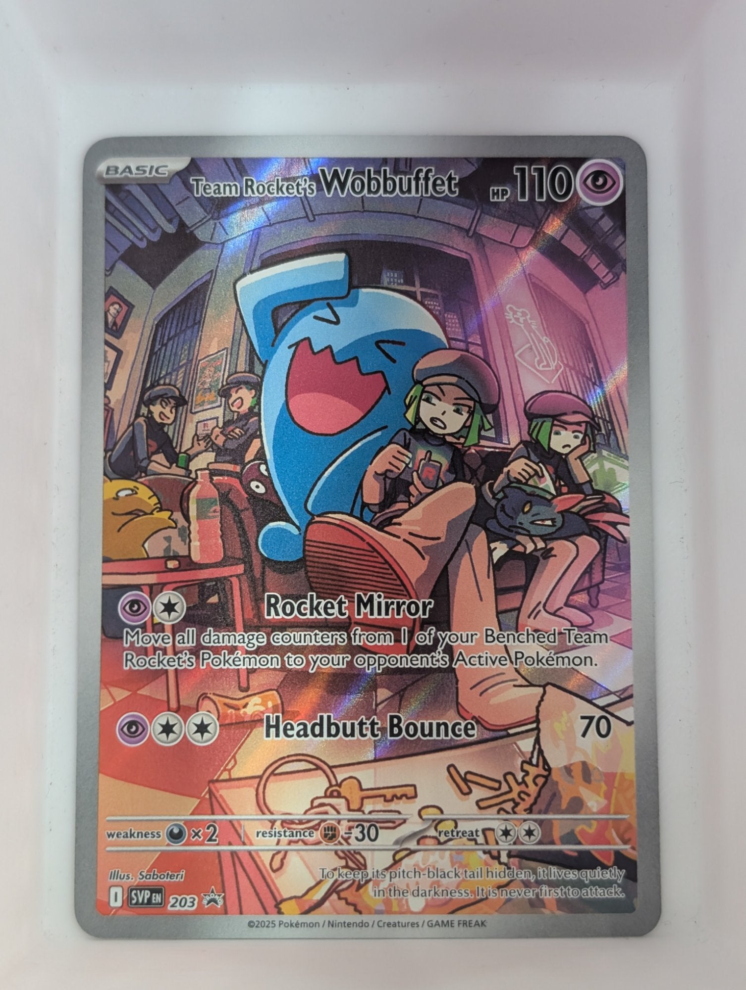 Image of Team Rockets Wobbuffet Scarlet and Violet Promos (SVP) #203