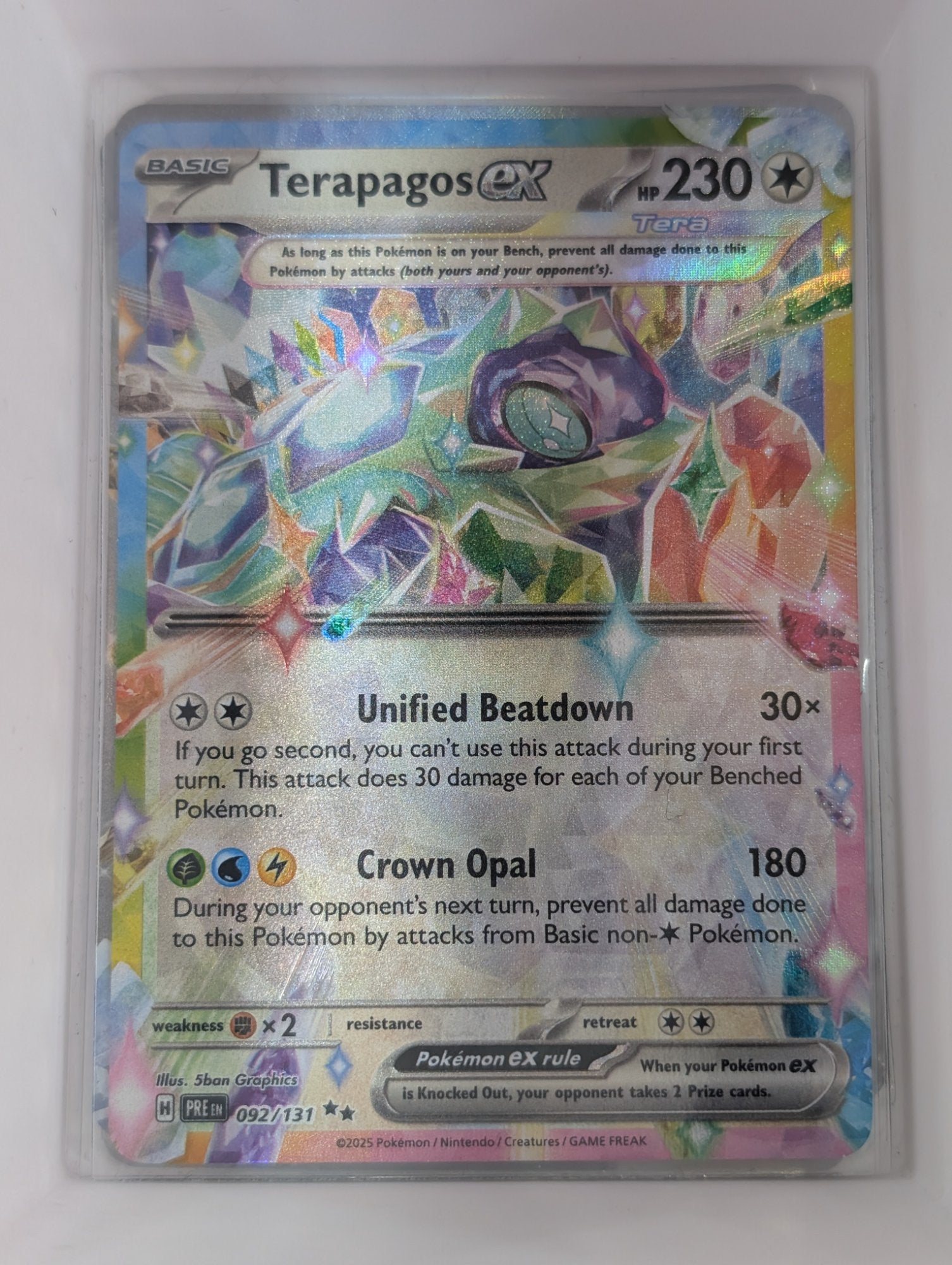 Image of Terapagos ex Prismatic Evolutions (PRE) #92