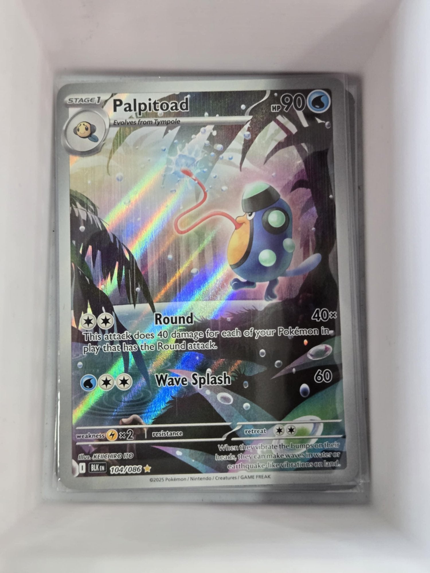 Image of Palpitoad Black Bolt (BLK) #104