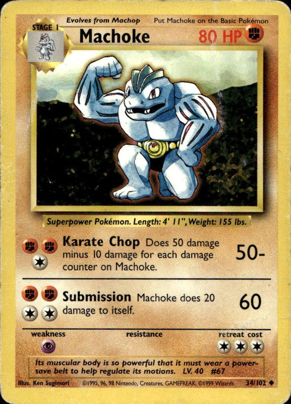 Machoke #34 Base en