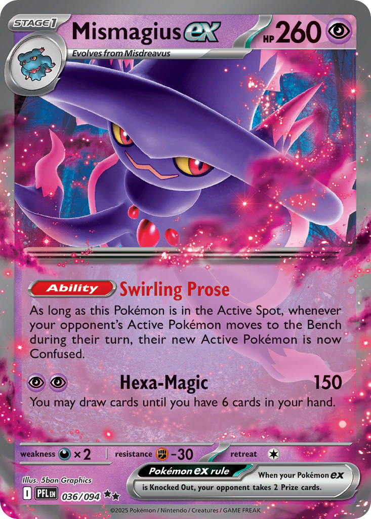 Mismagius ex #36 Phantasmal Flames en