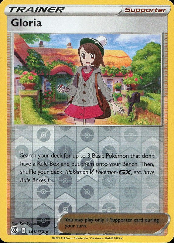 Gloria #141 reverse_holo Brilliant Stars en