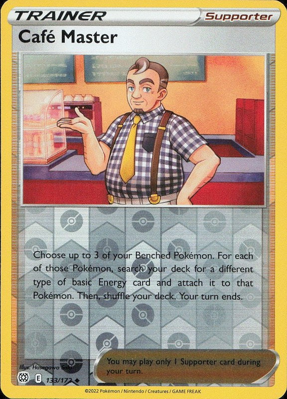 Café Master #133 reverse_holo Brilliant Stars en
