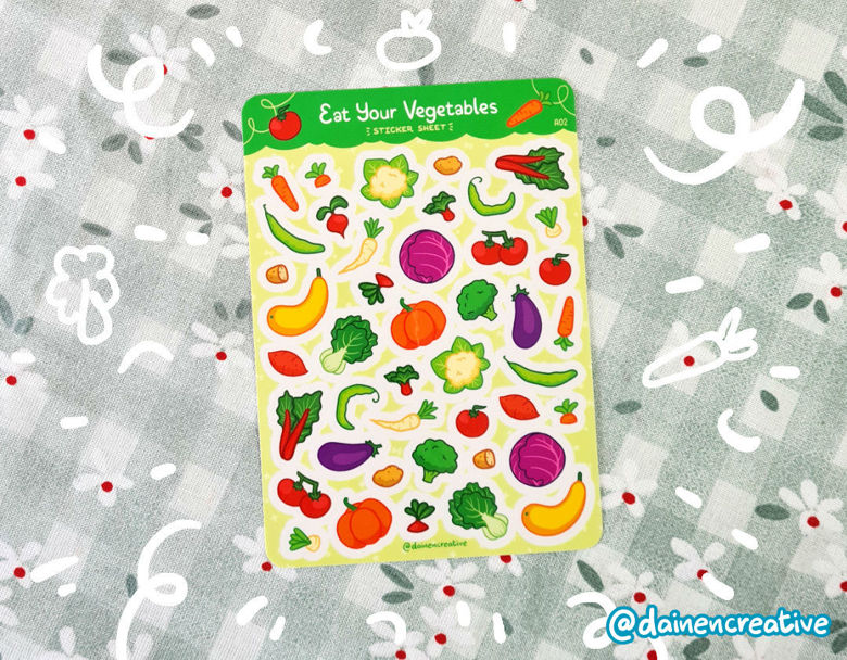 Artist Series - Large Sticker Sheet - Dainencreative - Pop Culture Larrikin 