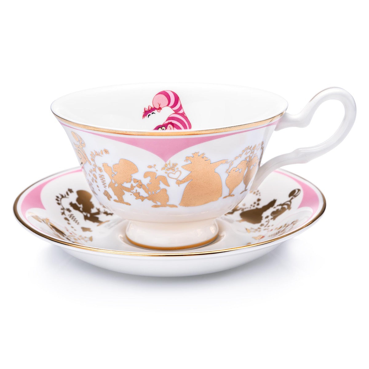 Alice In Wonderland - Cheshire Cat - Cup & Saucer - The English Ladies Co - Pop Culture Larrikin 