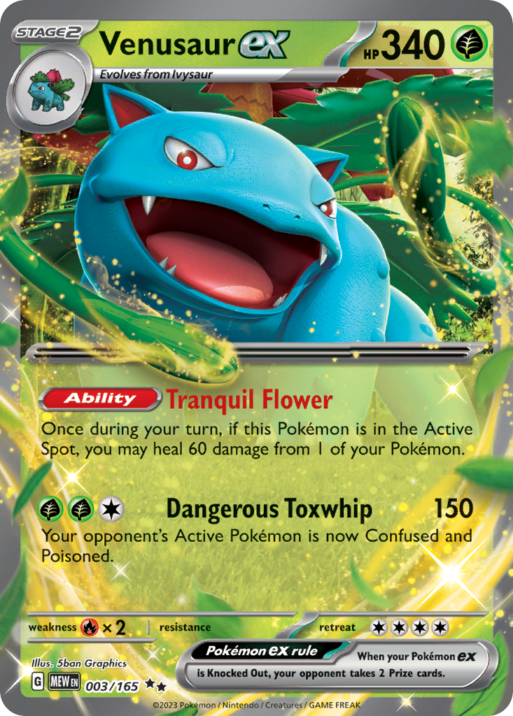 Venusaur ex #3 151 en