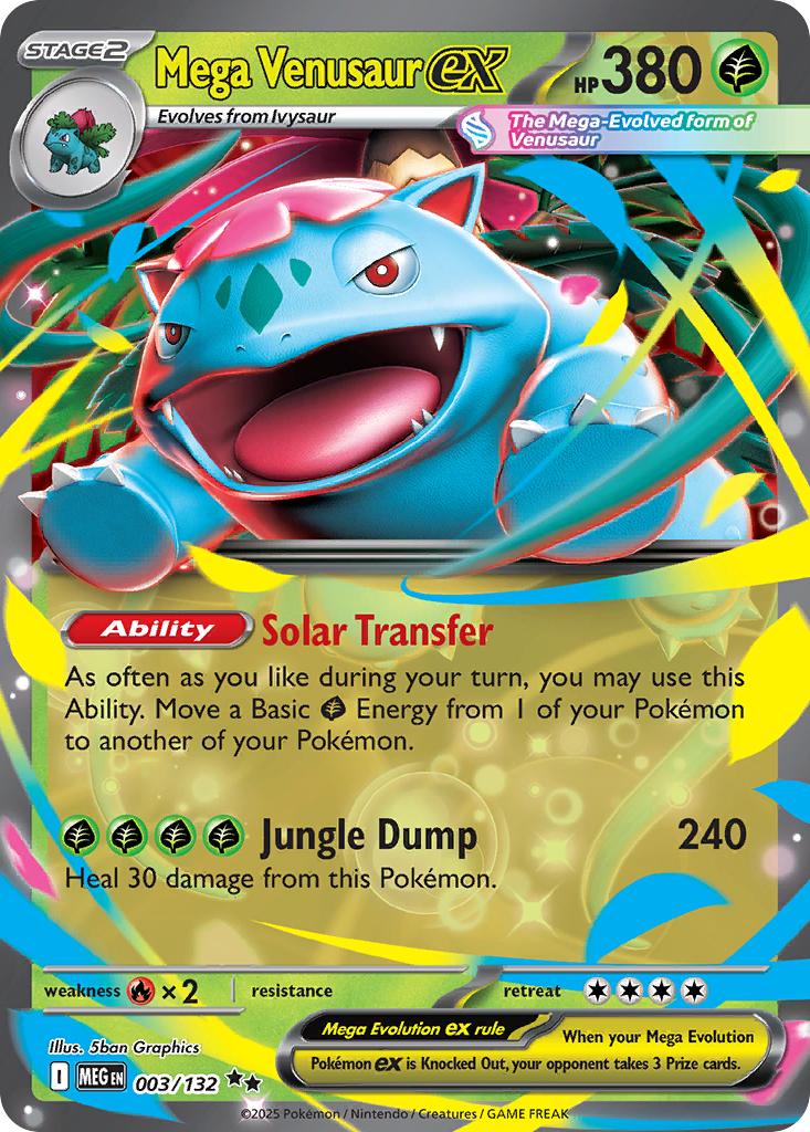 Mega Venusaur ex #3 Mega Evolution en