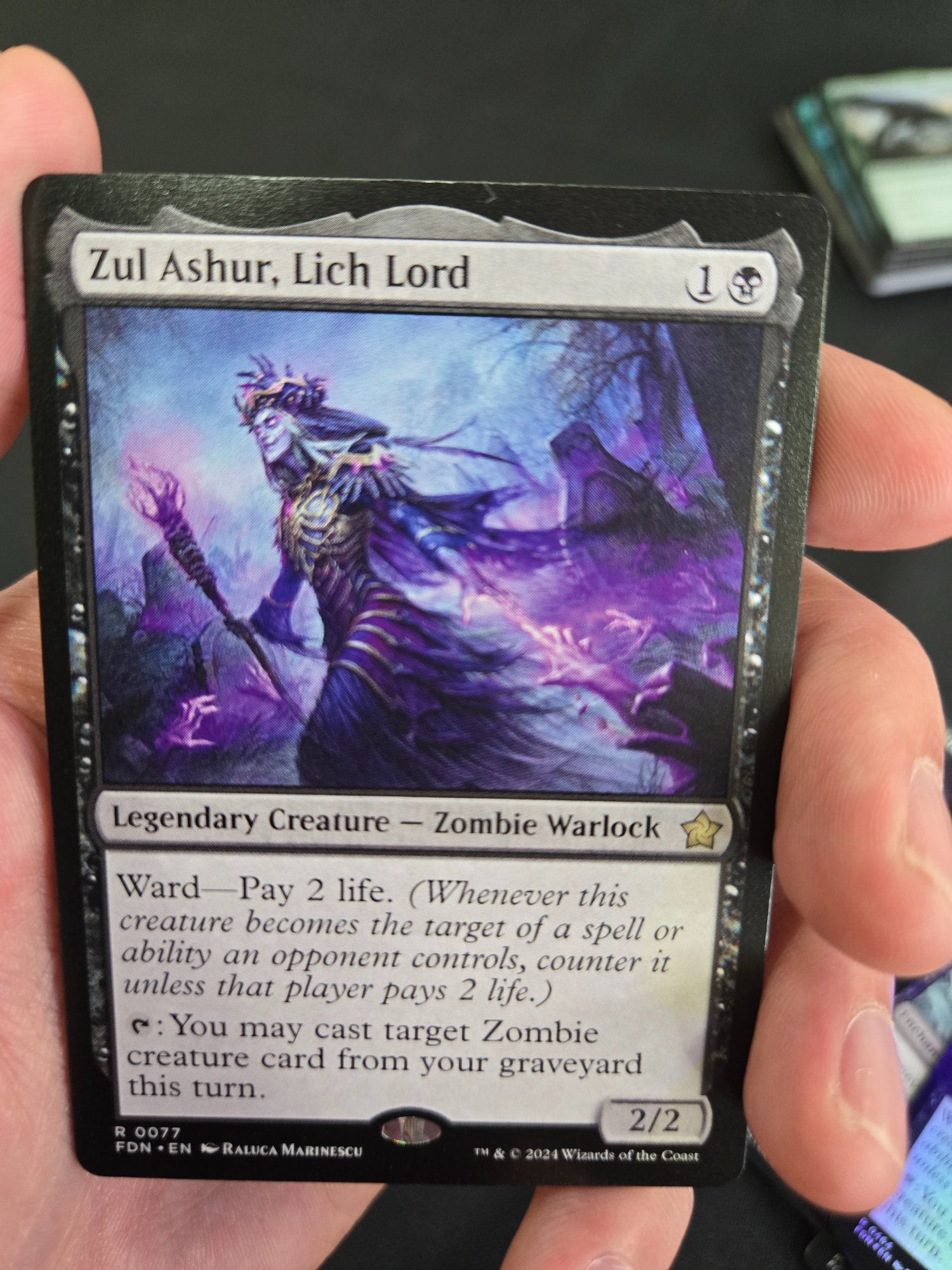 Image of Zul Ashur, Lich Lord Foundations Promos (PFDN) #77s