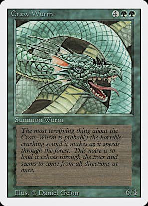 Craw Wurm #190 Revised Edition en