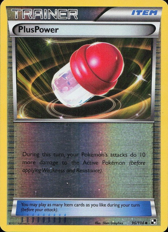PlusPower #96 reverse_holo Black & White en