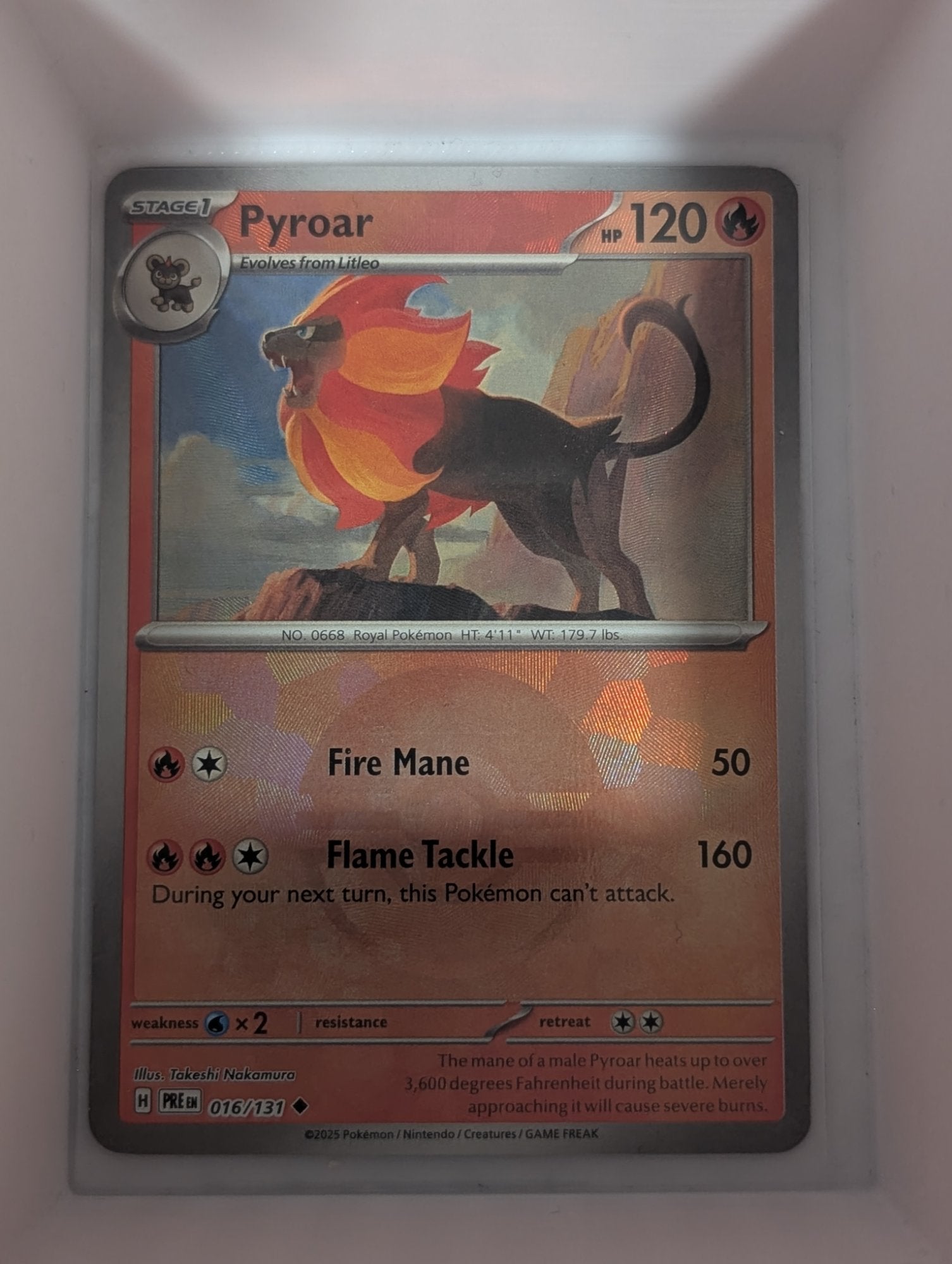 Image of Pyroar Prismatic Evolutions (PRE) #16