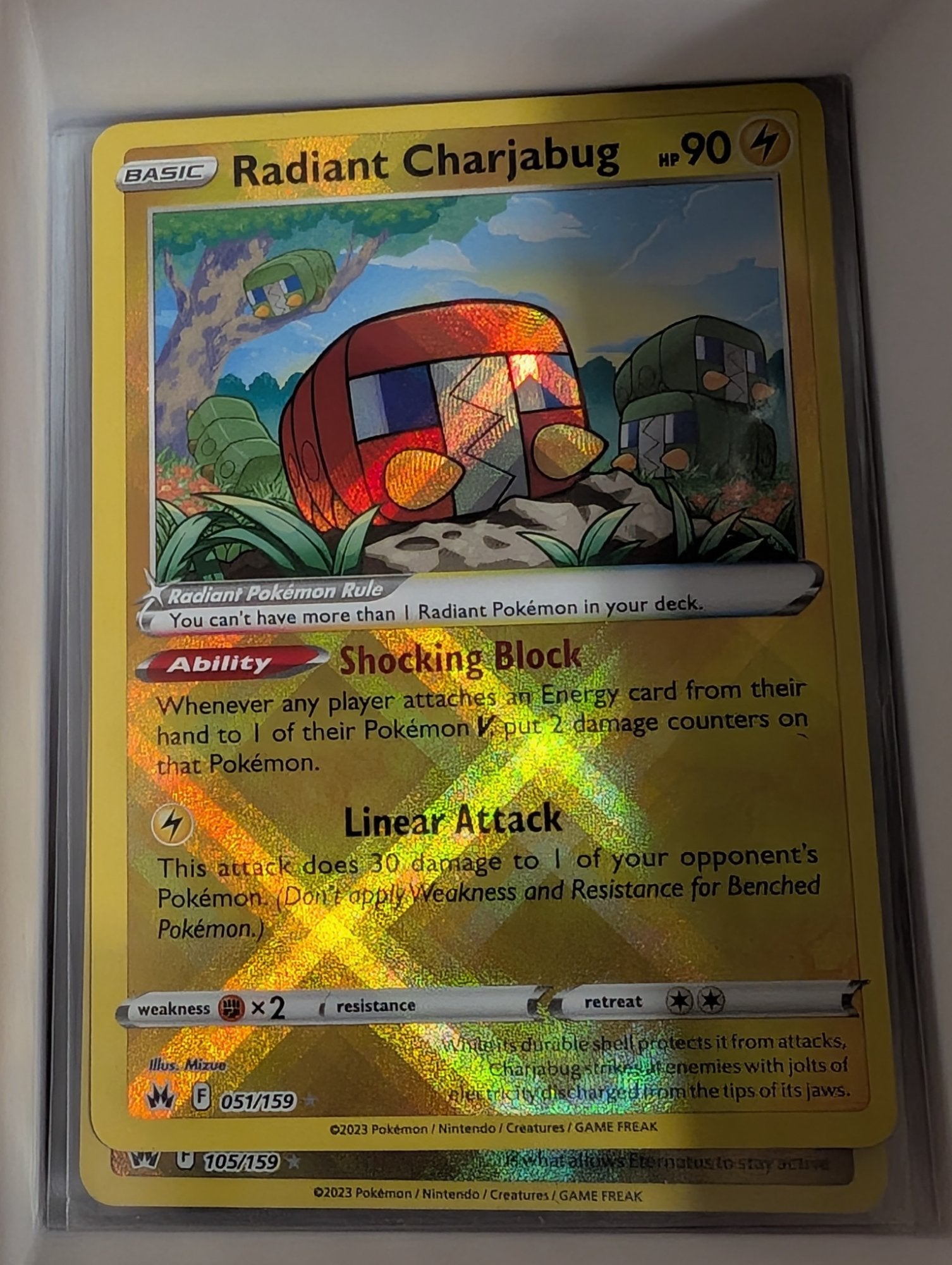 Image of Radiant Charjabug Crown Zenith (CRZ) #051