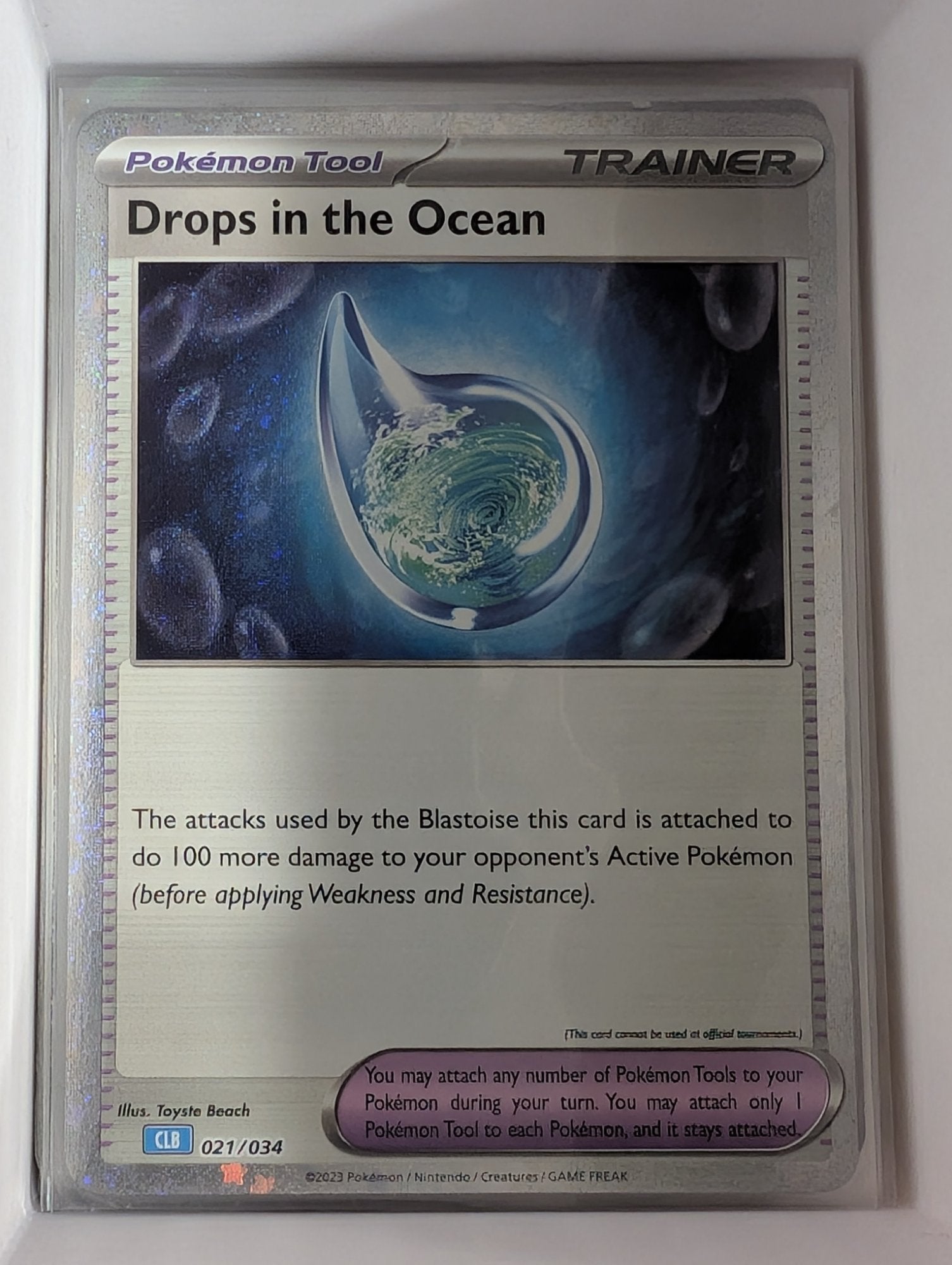 Image of Drops in the Ocean Pokemon Trading Card Game ClassicBlastoise (CLB) #021