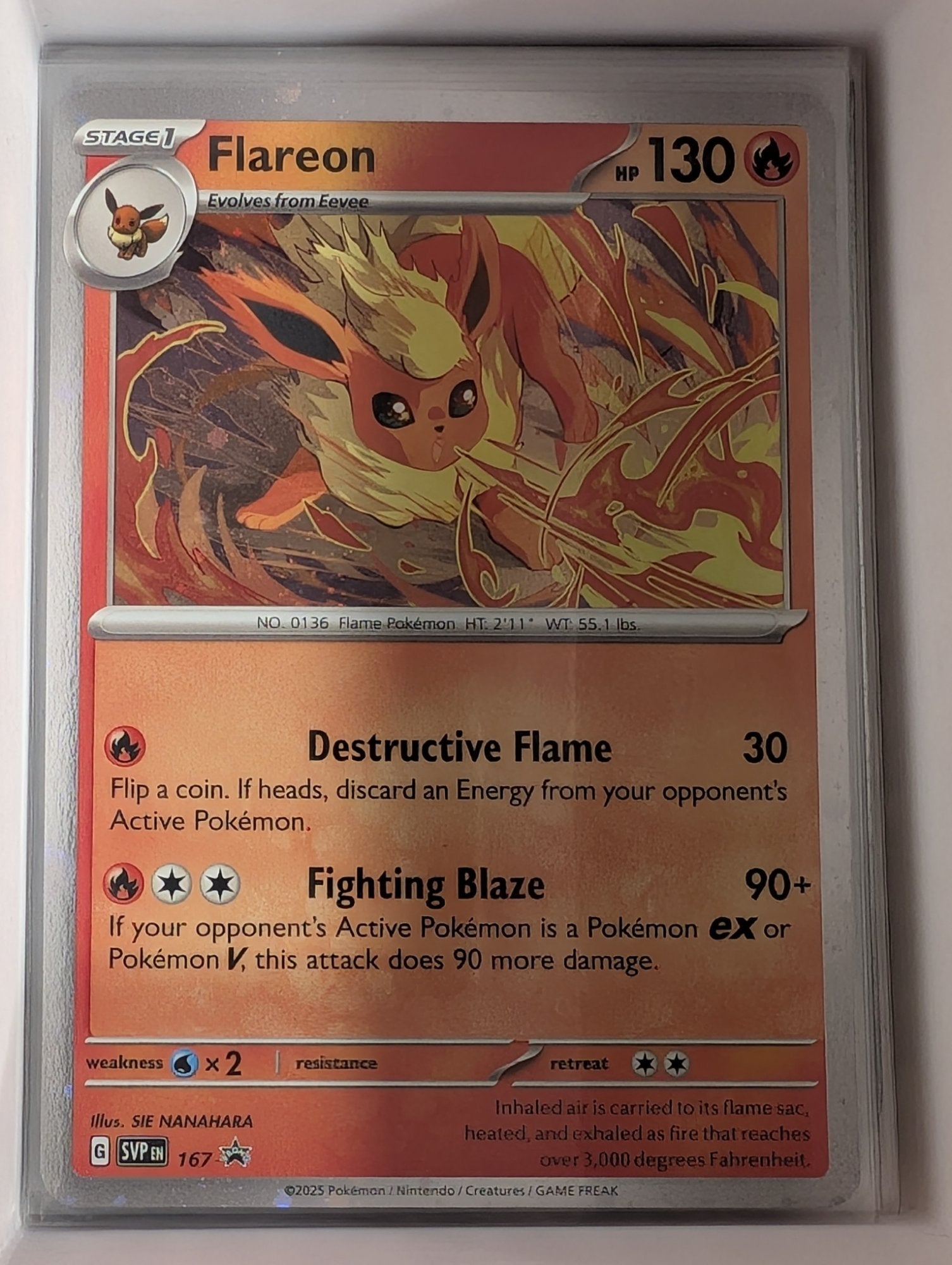 Image of Flareon Scarlet and Violet Promos (svp) #167