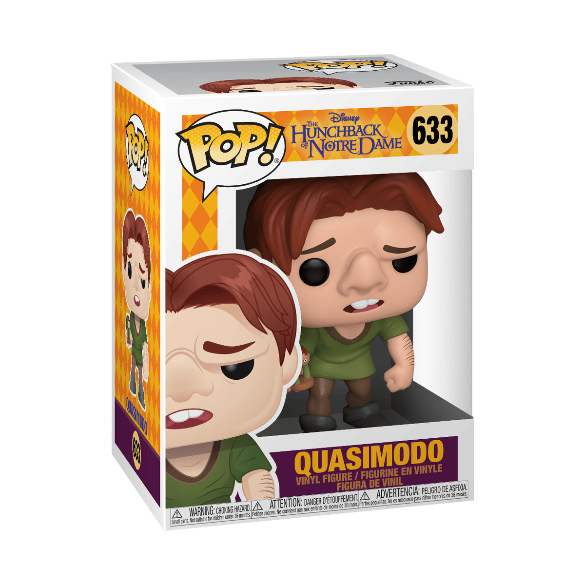 Funko Pop! The Hunchback of Notre Dame - Quasimodo #633 in window box