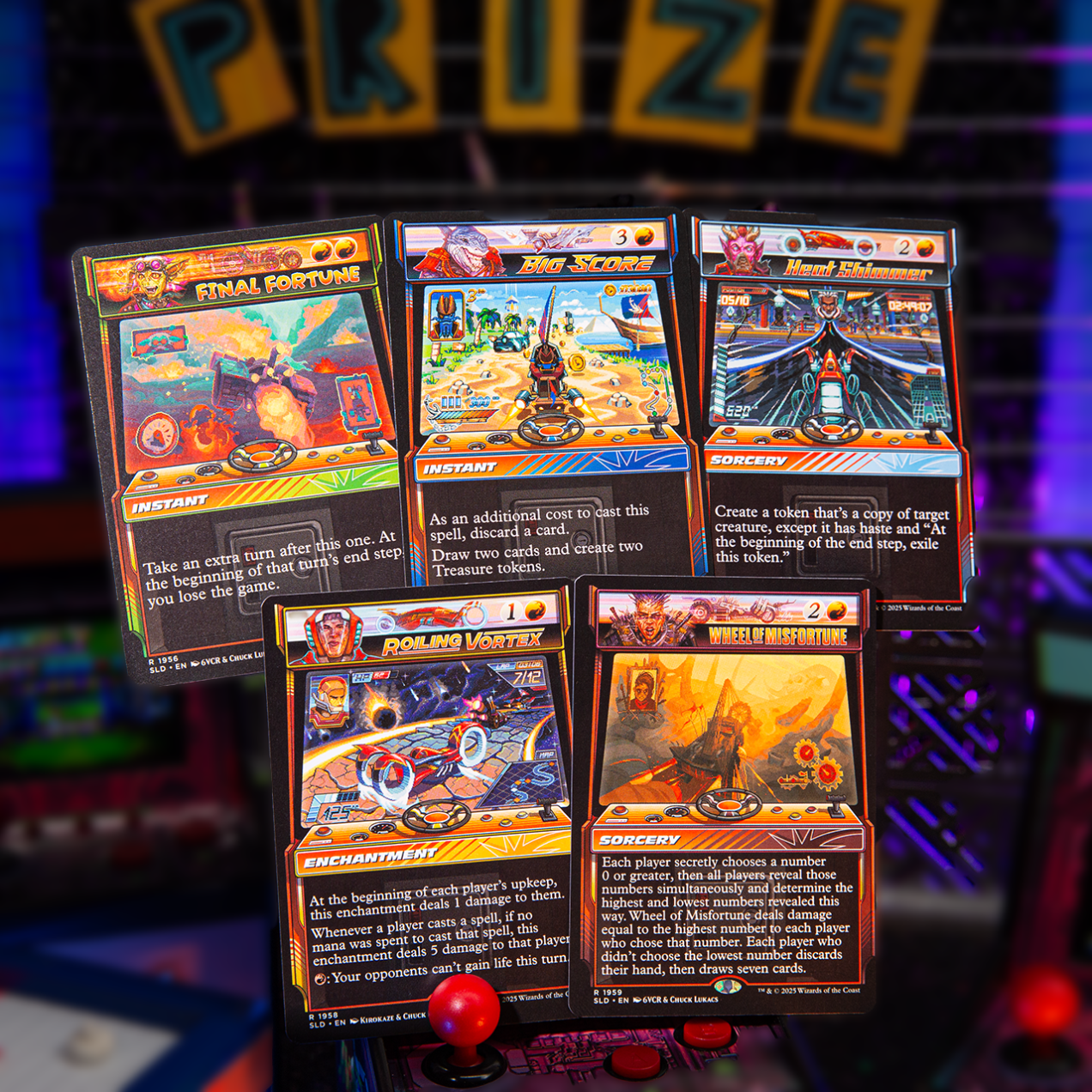 Arcade Racers MTG Secret Lair set - Pop Culture Larrikin 