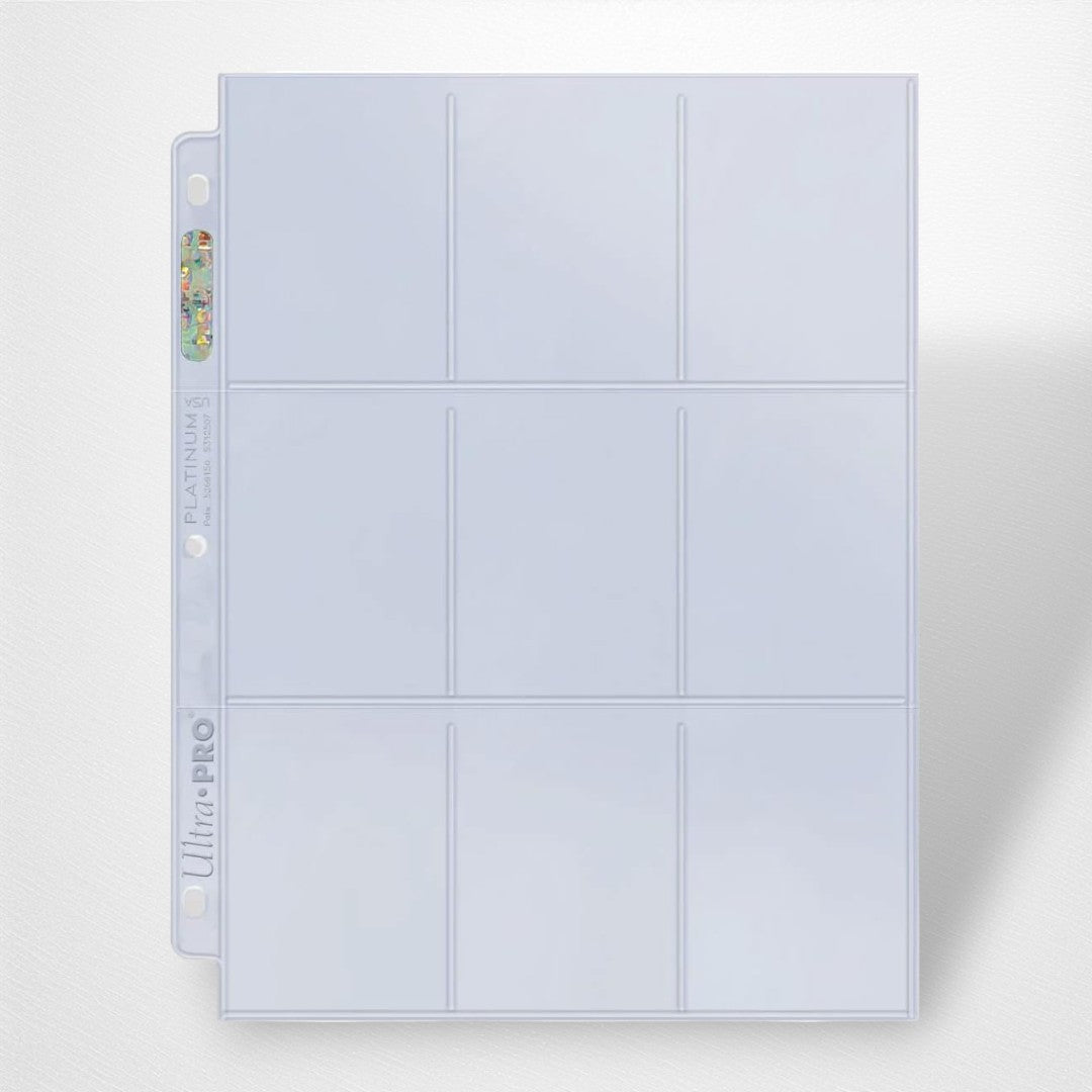 3R Binder 9-Pocket Page Trading Card Size - Ultra-PRO (per sheet) - Pop Culture Larrikin