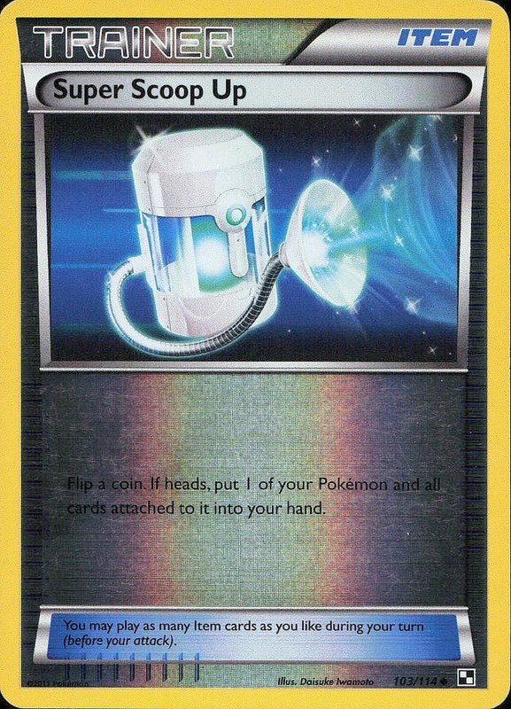 Super Scoop Up #103 reverse_holo Black & White en