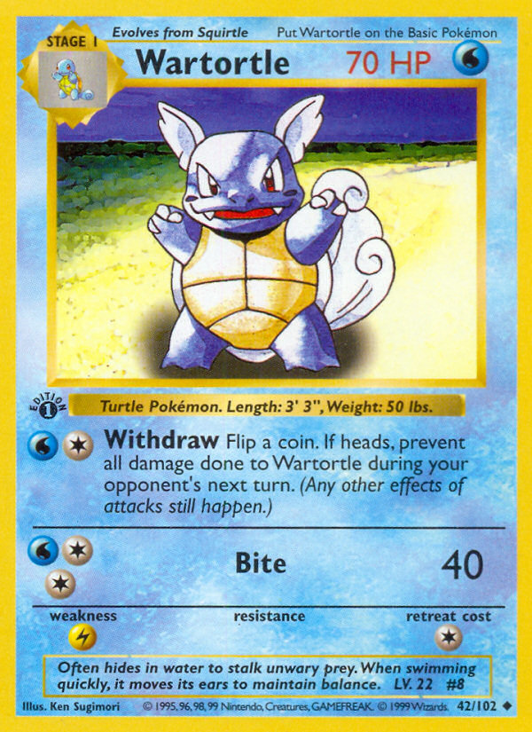 Wartortle #42 Base en