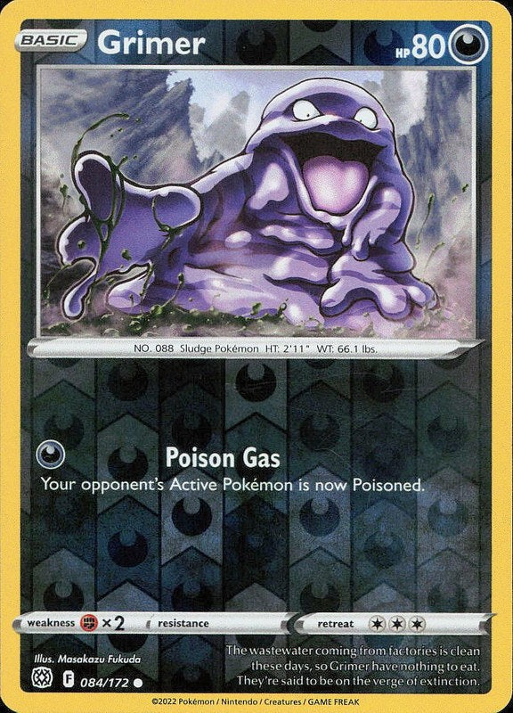 Grimer #84 reverse_holo Brilliant Stars en