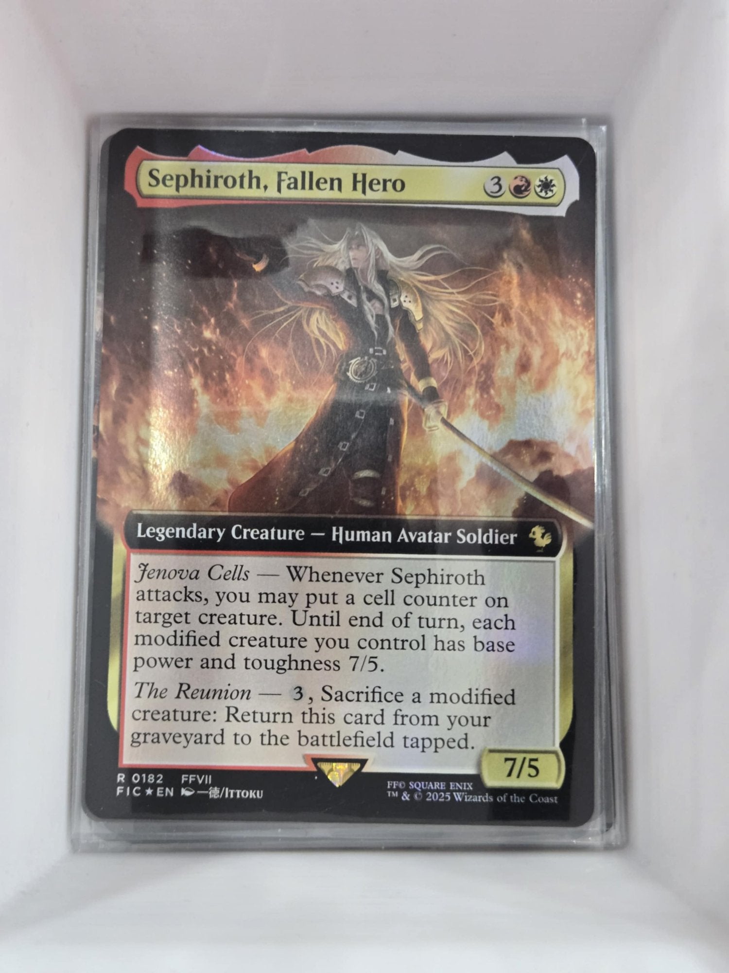 Image of Sephiroth, Fallen Hero Final Fantasy Commander (FIC) #182