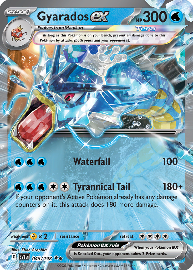 Gyarados ex #45 Scarlet & Violet en