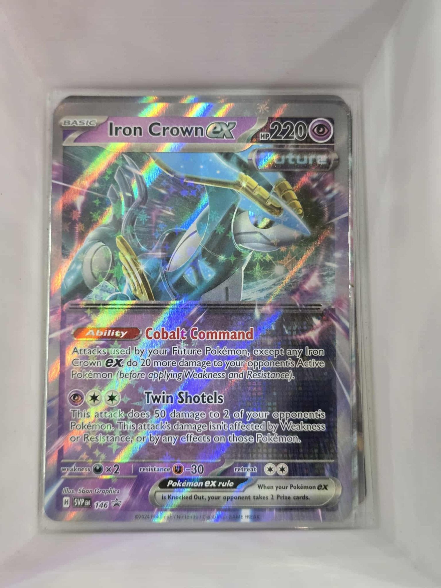 Image of Iron Crown ex Scarlet and Violet Promos (svp) #146