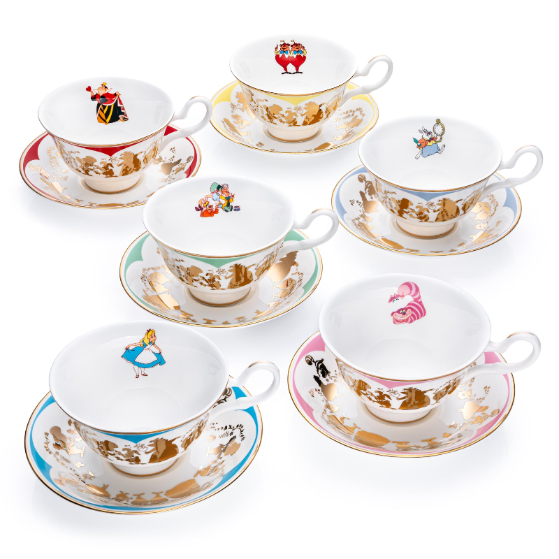 Alice In Wonderland - Queen Of Hearts - Cup & Saucer - The English Ladies Co - Pop Culture Larrikin 