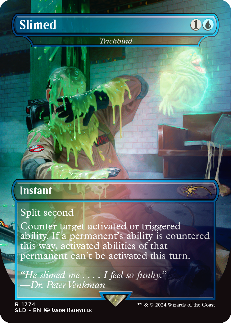 Secret Lair x Ghostbusters: Slimer MTG - Pop Culture Larrikin 