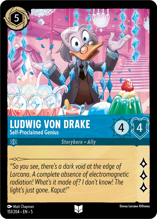 Image of Ludwig Von Drake Shimmering Skies (5) #151