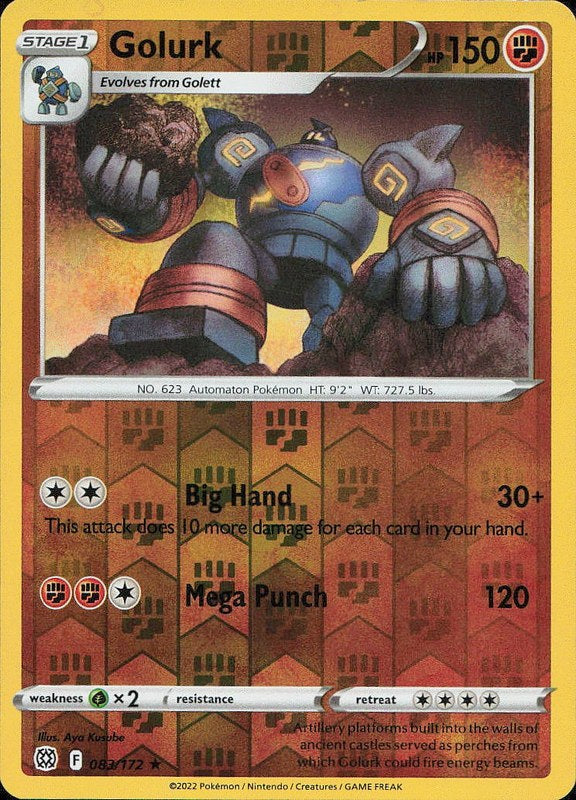 Golurk #83 reverse_holo Brilliant Stars en