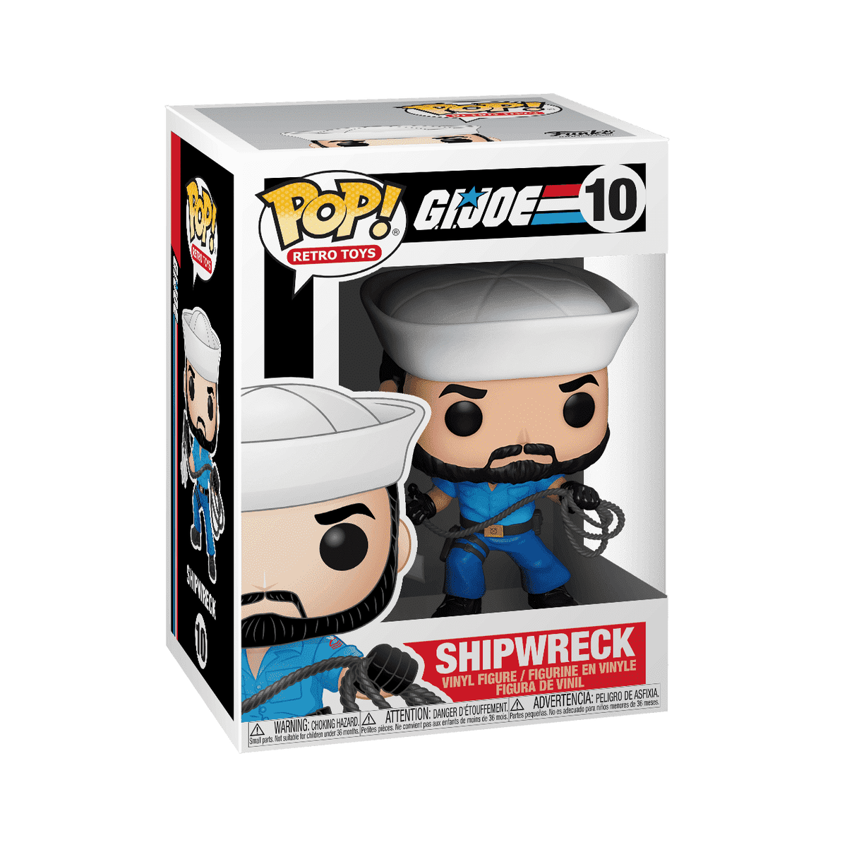 Funko Pop! G.I. Joe - Shipwreck #10 in window box