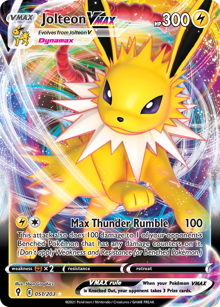 Jolteon VMAX #51 Evolving Skies en