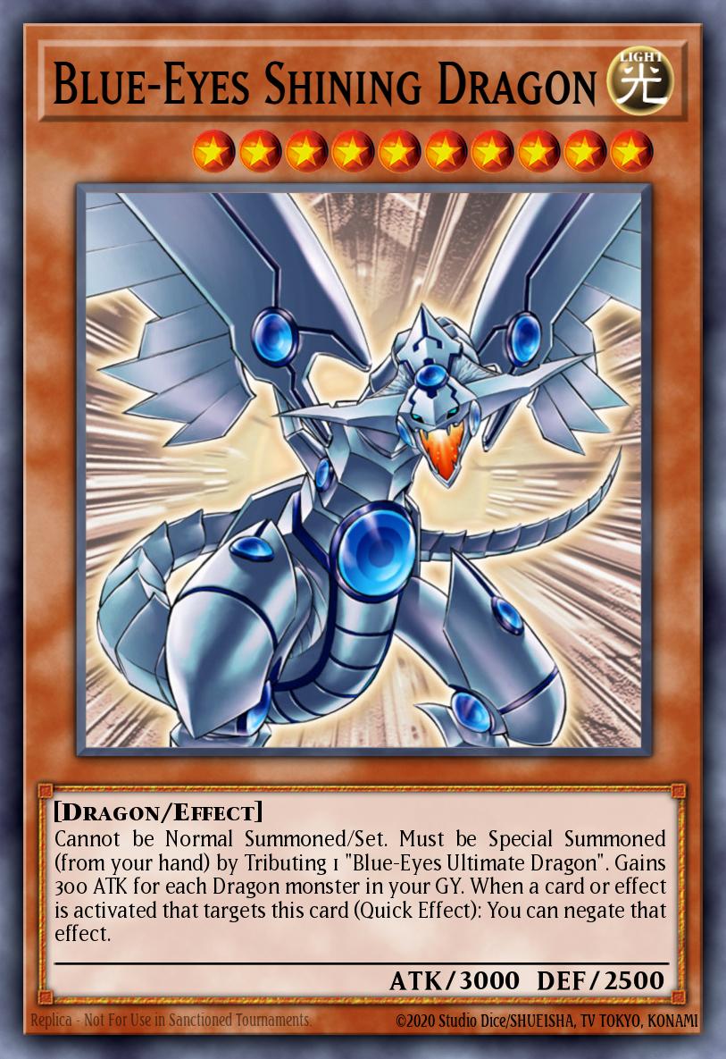 Image of Blue-Eyes Shining Dragon