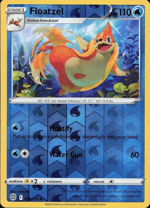 Floatzel #39 reverse_holo Brilliant Stars en