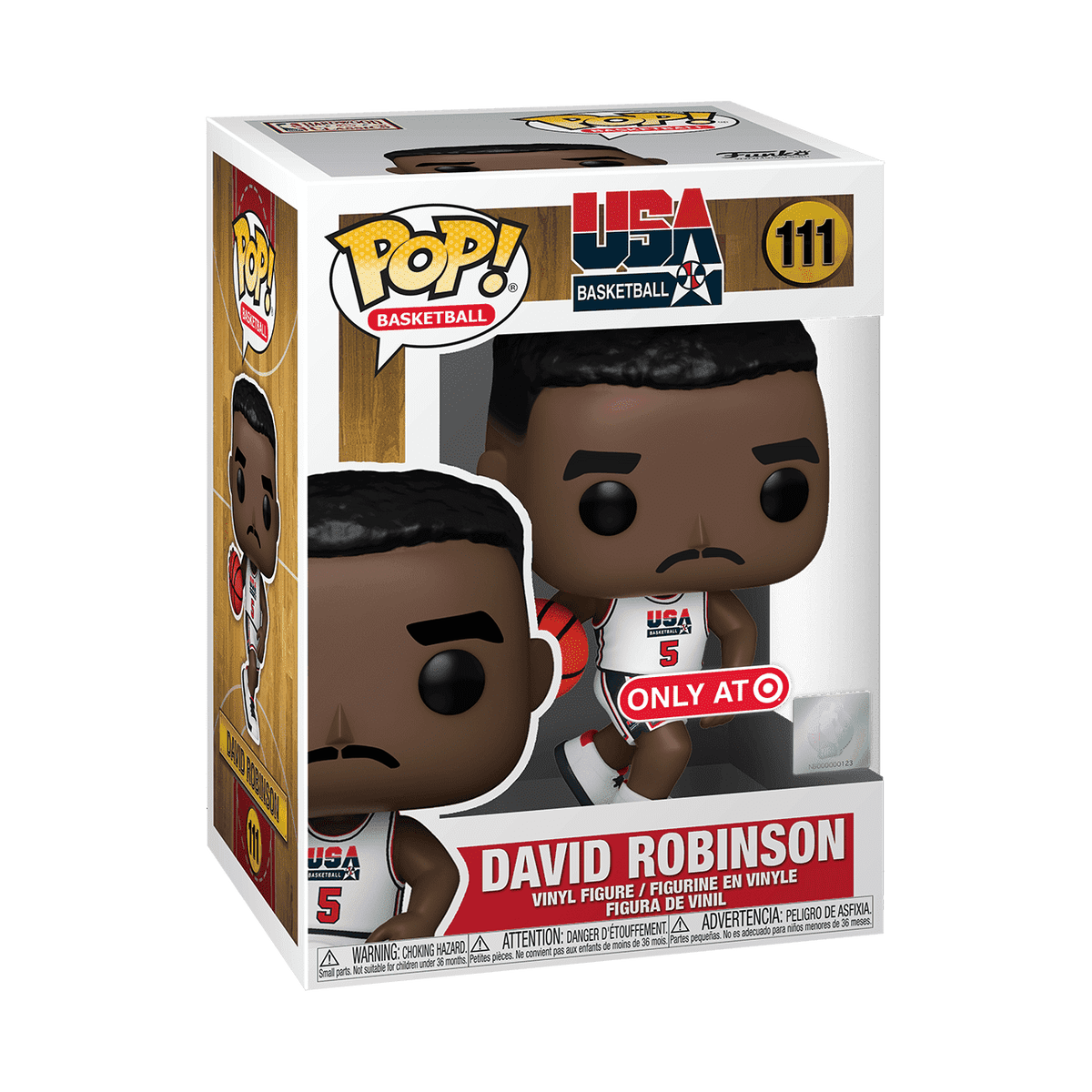 Funko Pop! USA Basketball - David Robinson #111 in window box