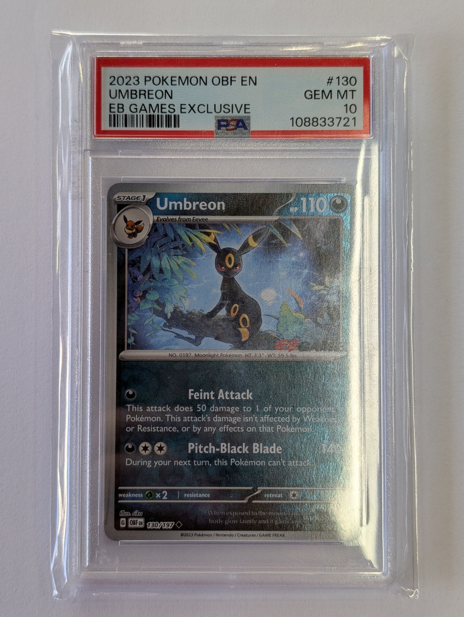 Image of Umbreon Obsidian Flames (OBF) #130