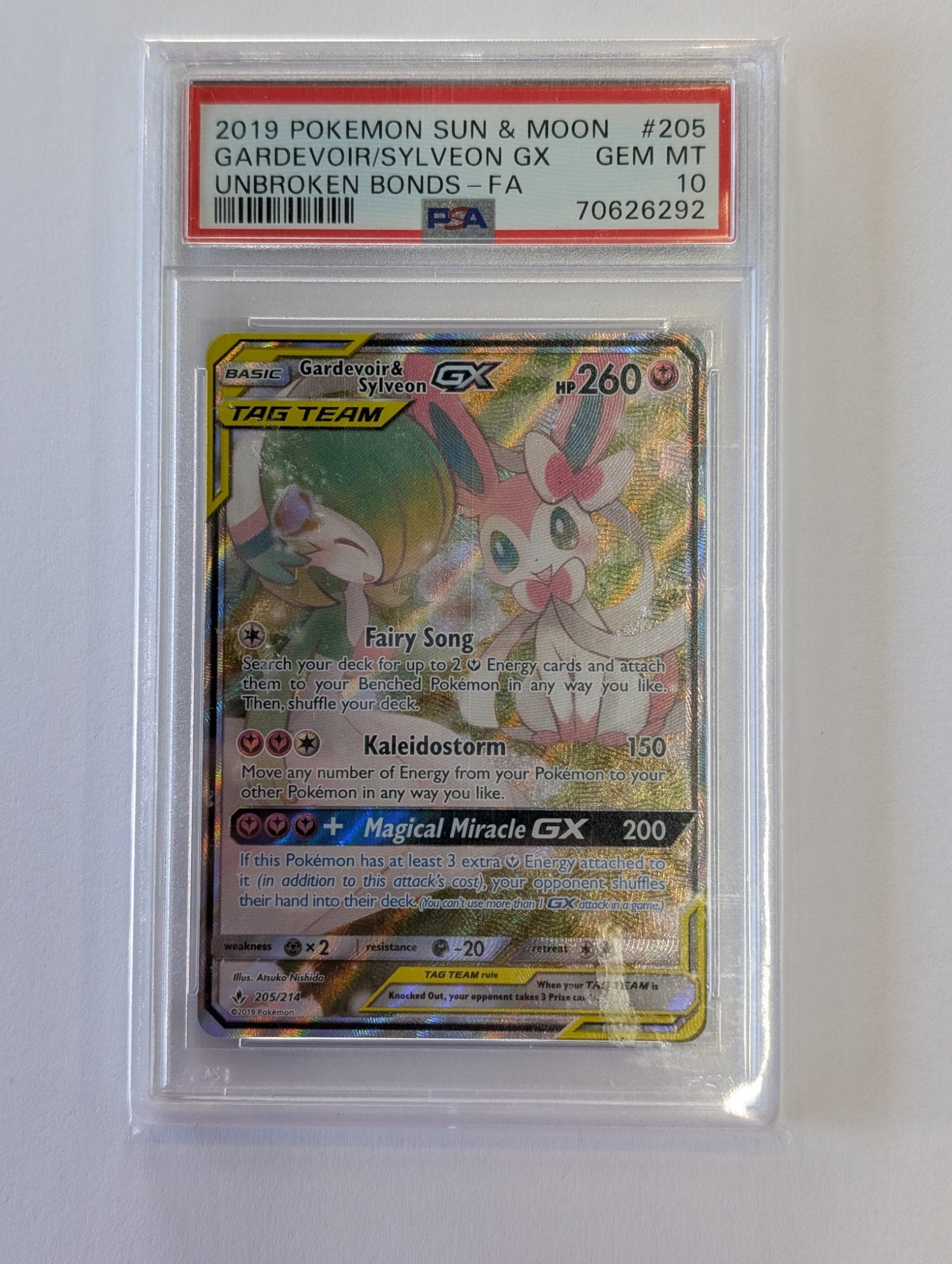 Image of Gardevoir and Sylveon-GX Unbroken Bonds (UNB) #205