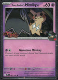 Team Rocket's Mimikyu #87 Cosmo Holo Stamped Destined Rivals en
