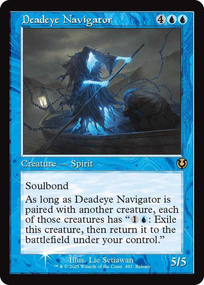 Image of Deadeye Navigator Innistrad Remastered - Event Promos 492 -  PCL - Pop Culture Larrikin 