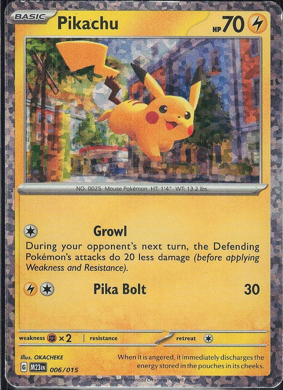 Pikachu #006 McDonald's Match Battle 2023 en